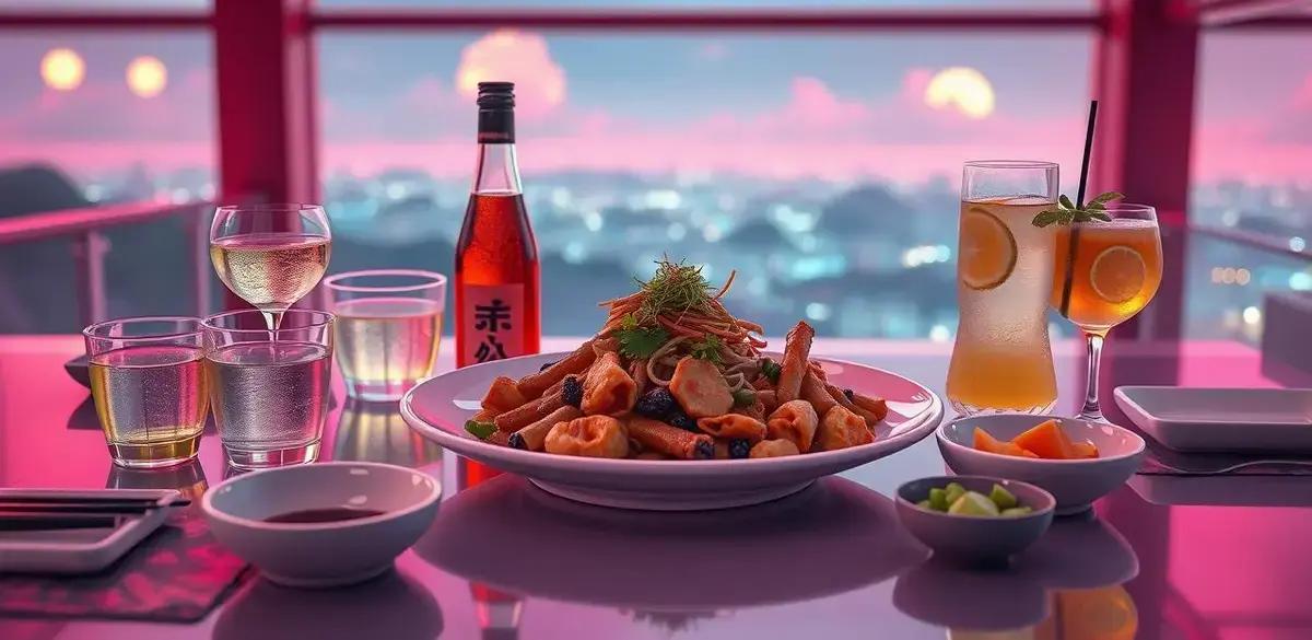 Harmonização do Japchae com bebidas