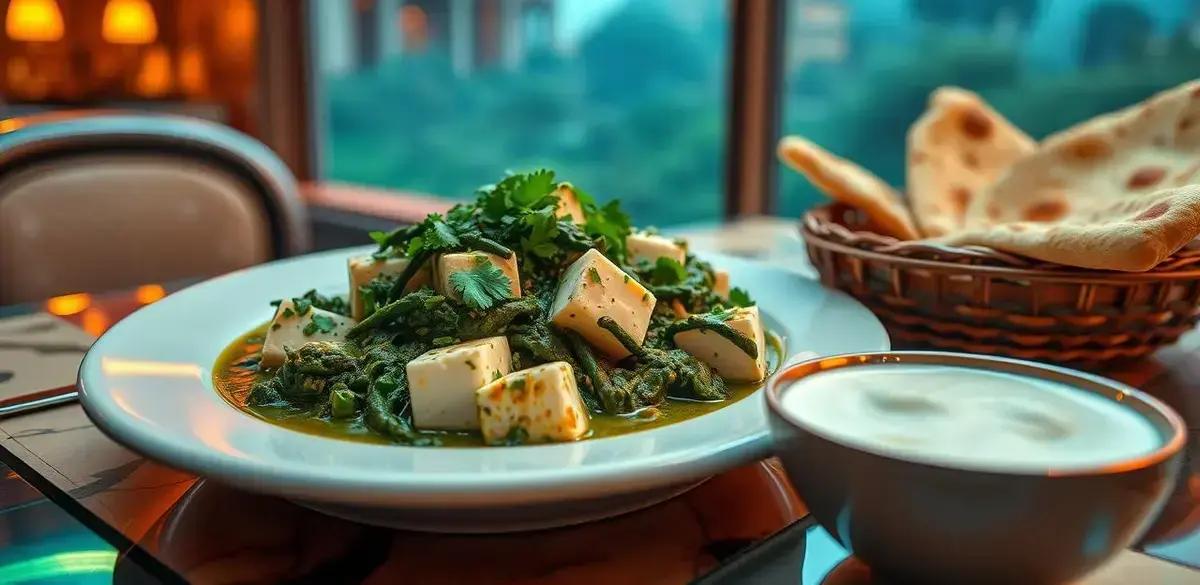 Harmonização do Palak Paneer com Aromas e Acompanhamentos