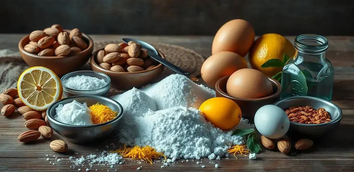 Ingredientes da Tarta de Santiago