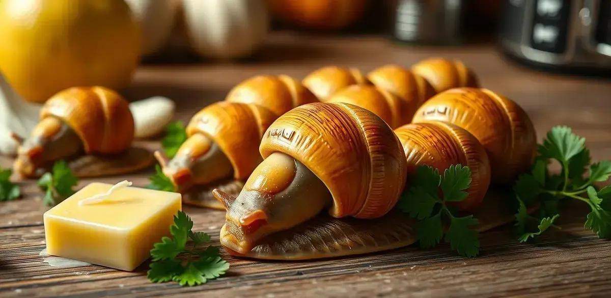 Ingredientes para Escargots à la Bourguignonne