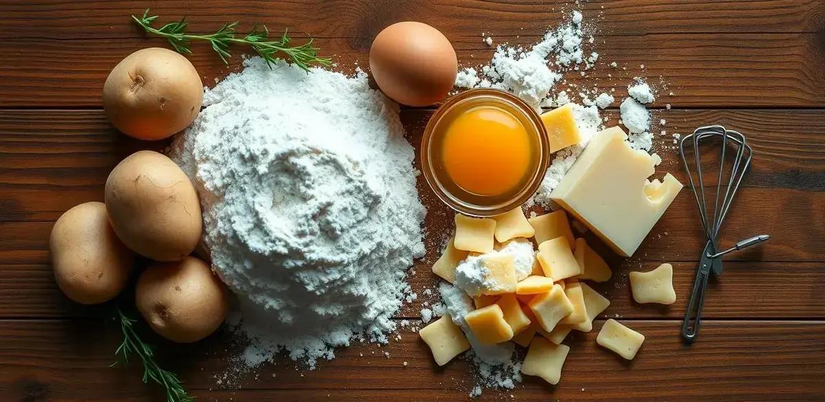 Ingredientes para Nhoque de Batata