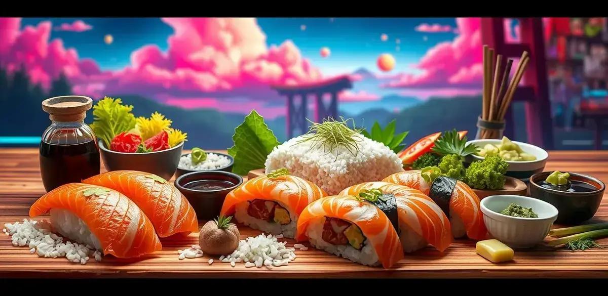 Ingredientes para o Sushi Perfeito