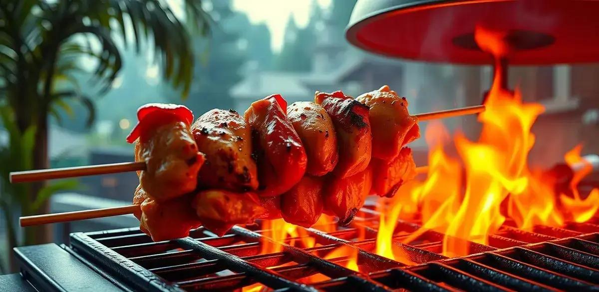 Método de Preparação do Espetinho de Frango
