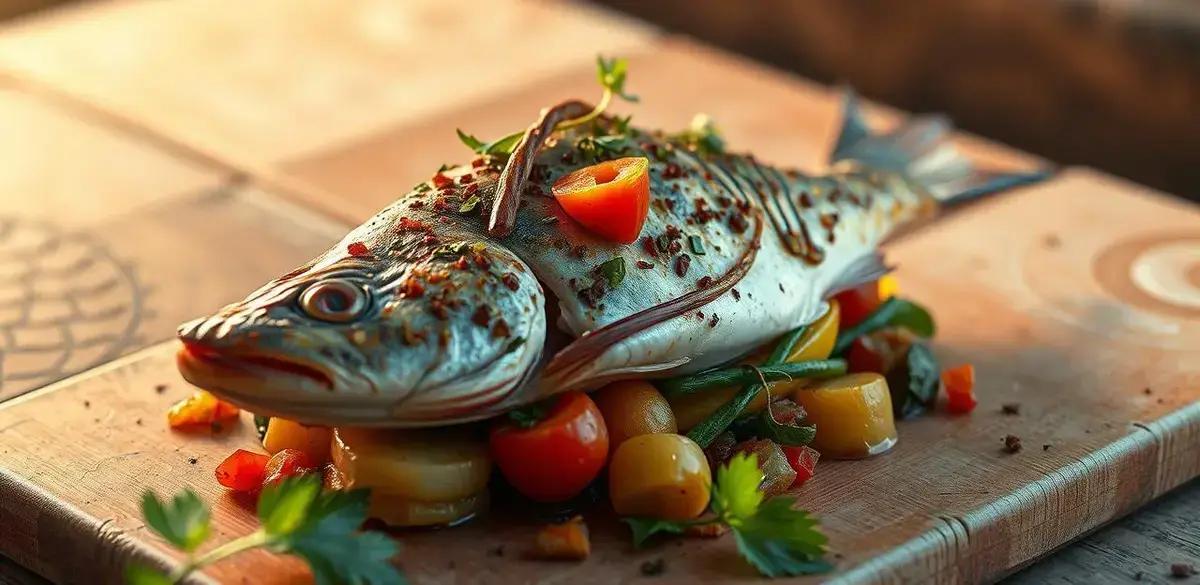 Método de Preparação do Peixe na Telha