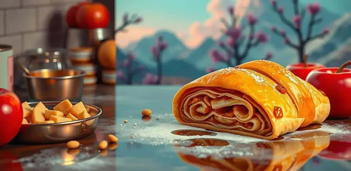 Método de Preparação do Strudel de Maçã