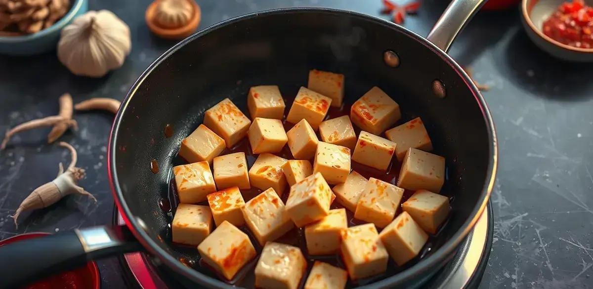 Método de Preparo do Tofu Apimentado