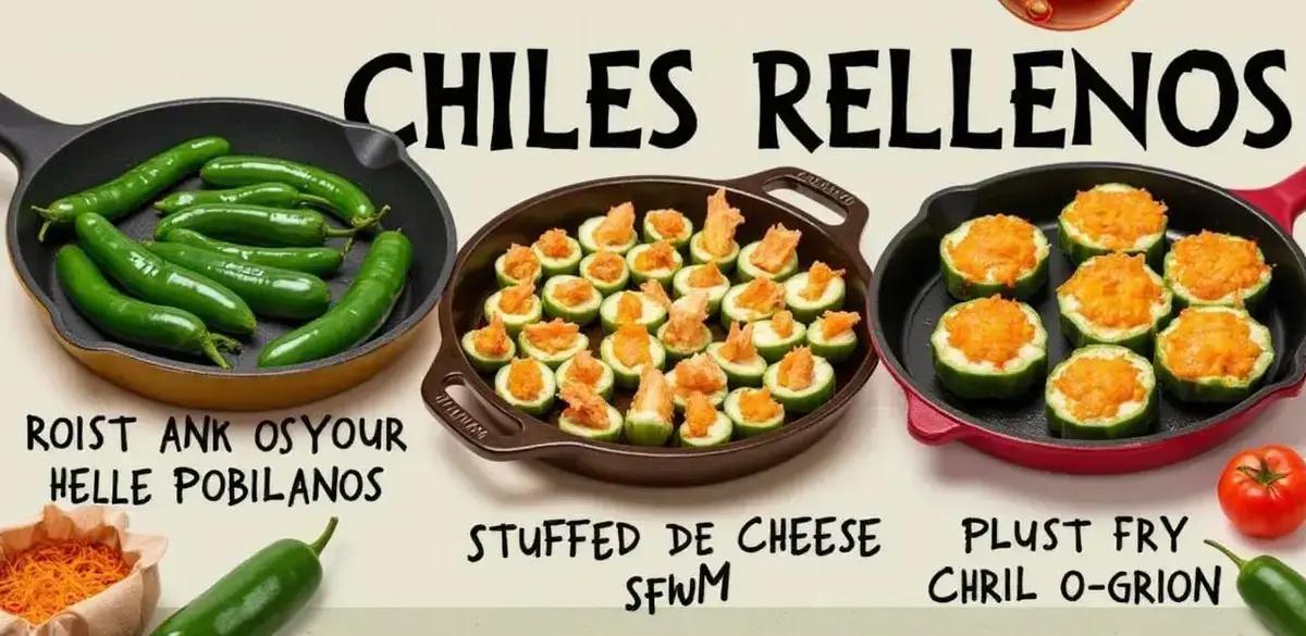 Método de Preparo dos Chiles Rellenos