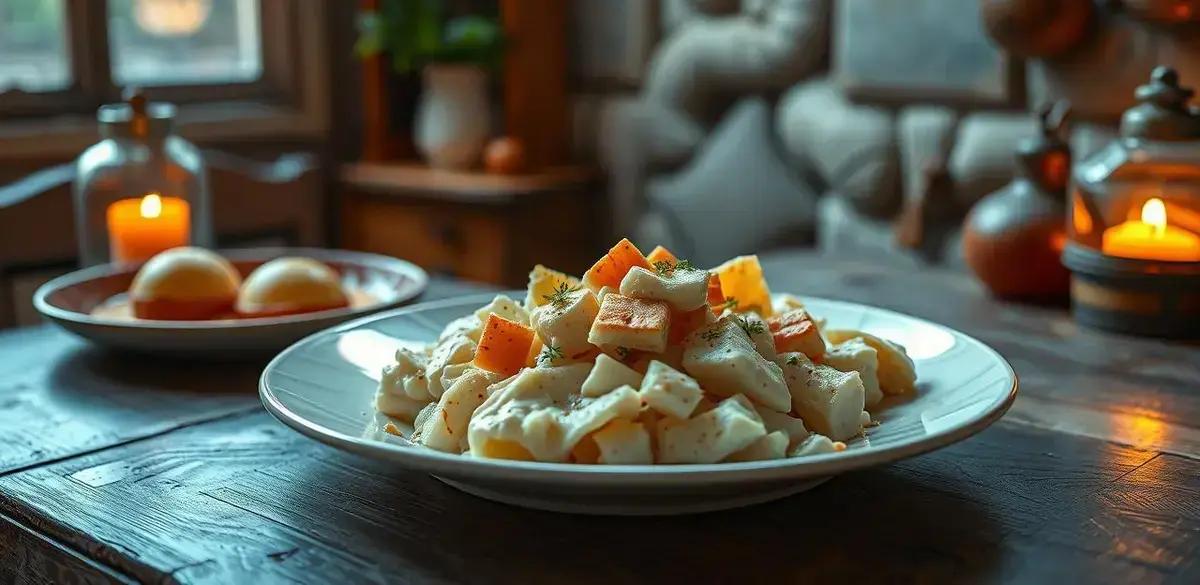 Bacalhau com nata para aproveitar no jantar com a família