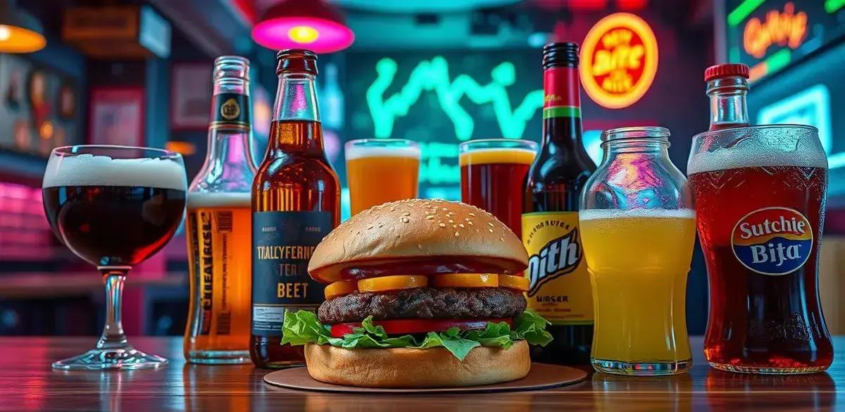 Harmonização de bebidas para o Hamburgão de Forno