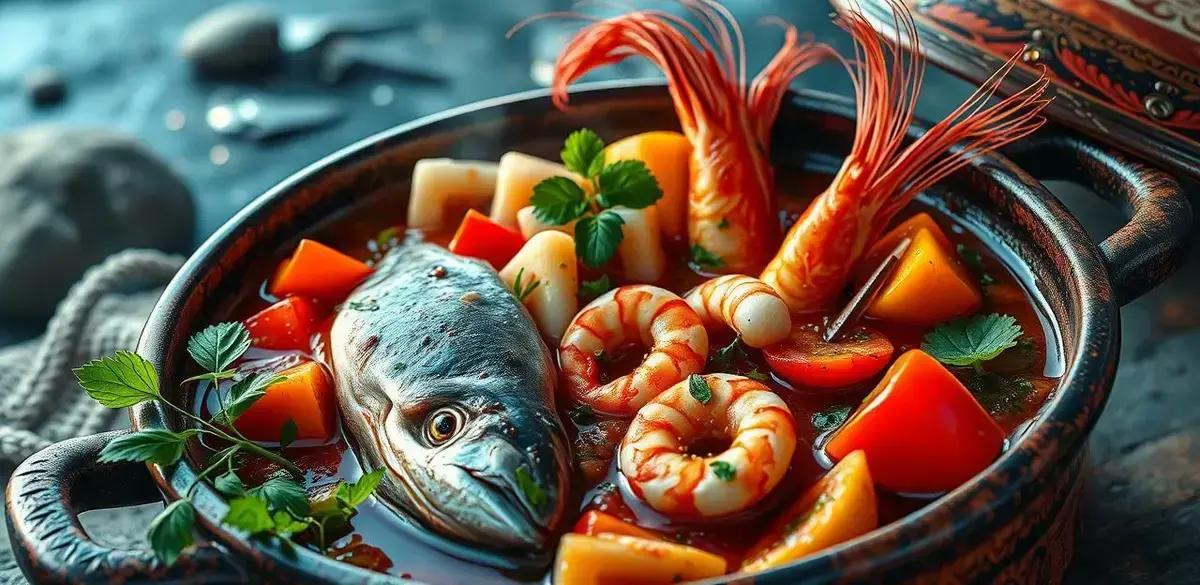 Ingredientes da Caldeirada de Peixe