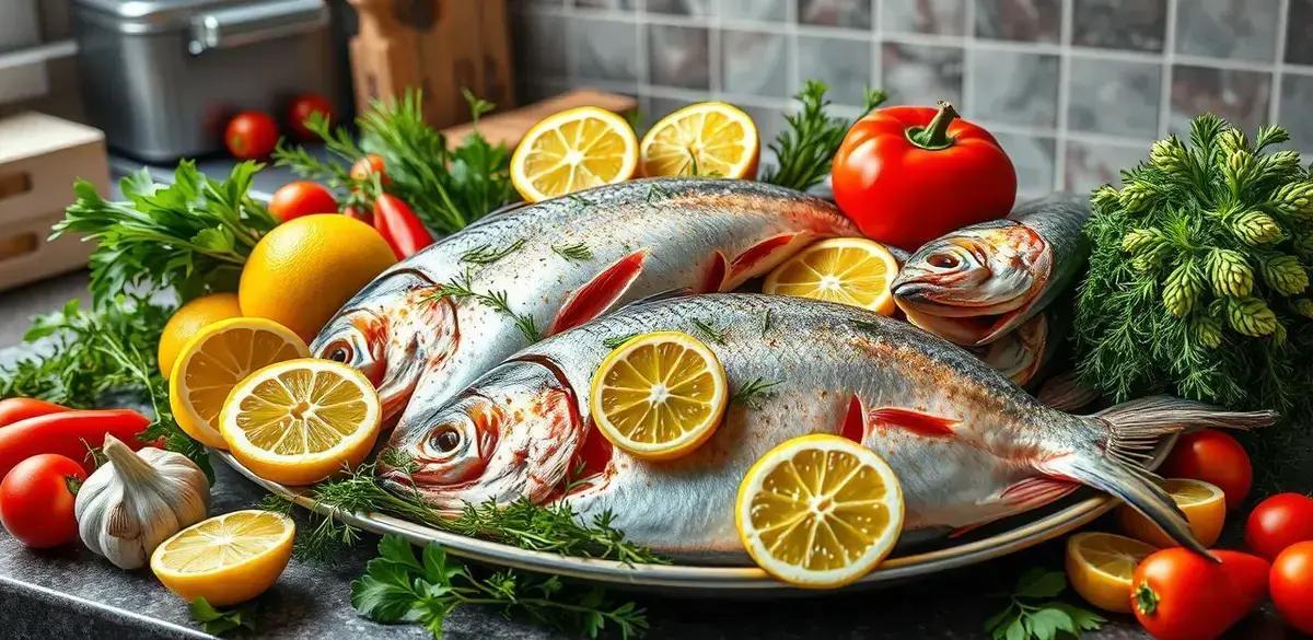 Ingredientes do Peixe Assado no Forno