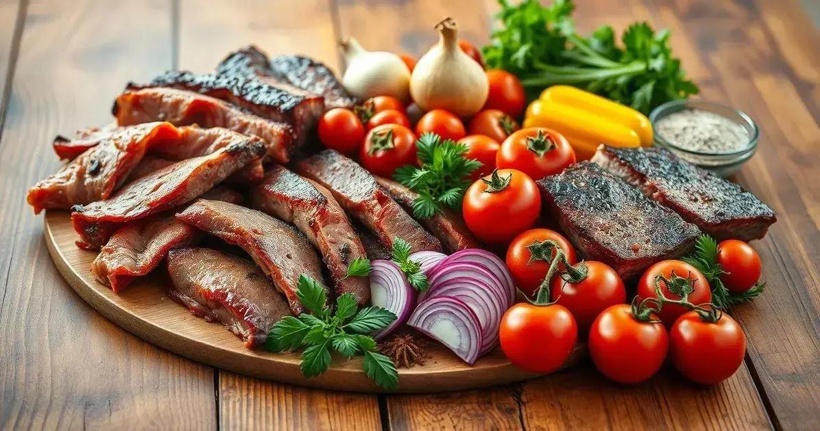 Ingredientes para o Churrasco na Panela de Pressão