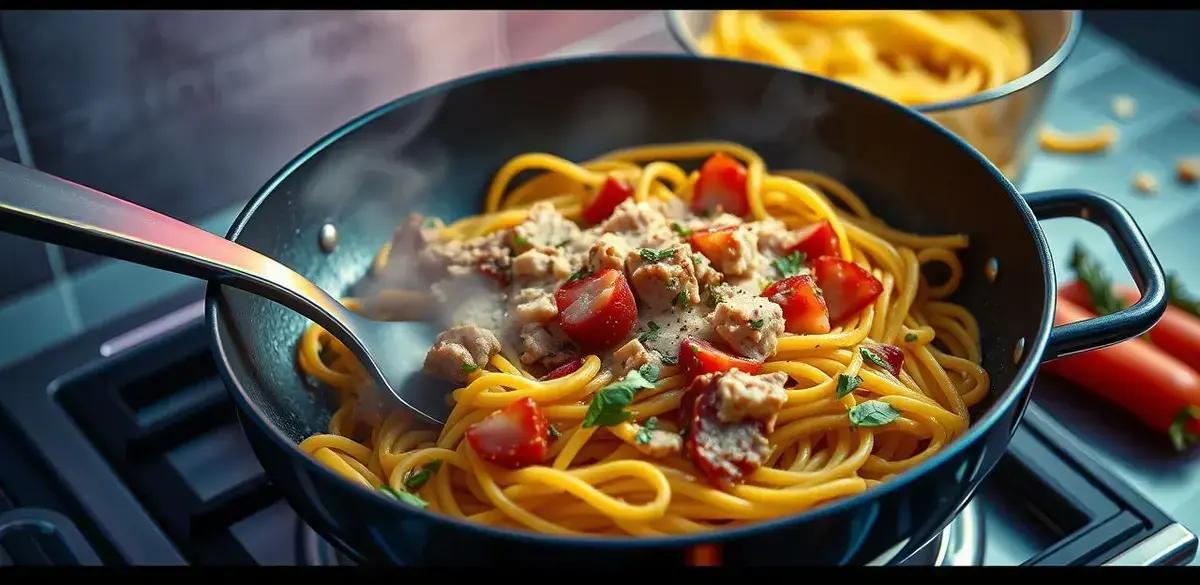 Método de Preparação do Macarrão com Atum