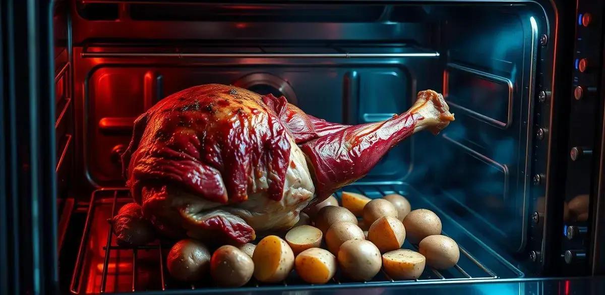 Método de Preparação do Pernil e Batatas