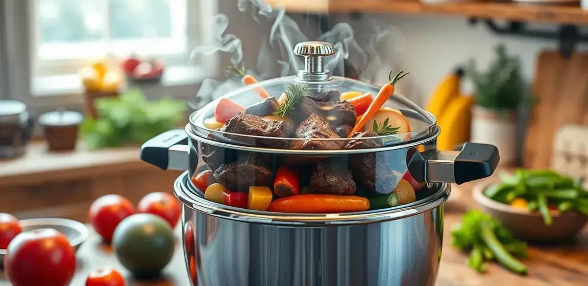 Método de Preparo da Carne de Panela de Pressão