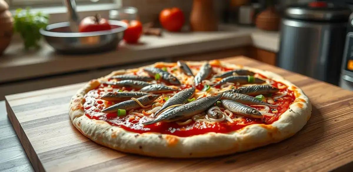 Método de Preparo da Pizza de Sardinha