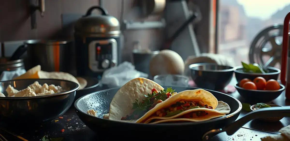 Método de Preparo da Tortilha de Farinha Recheada