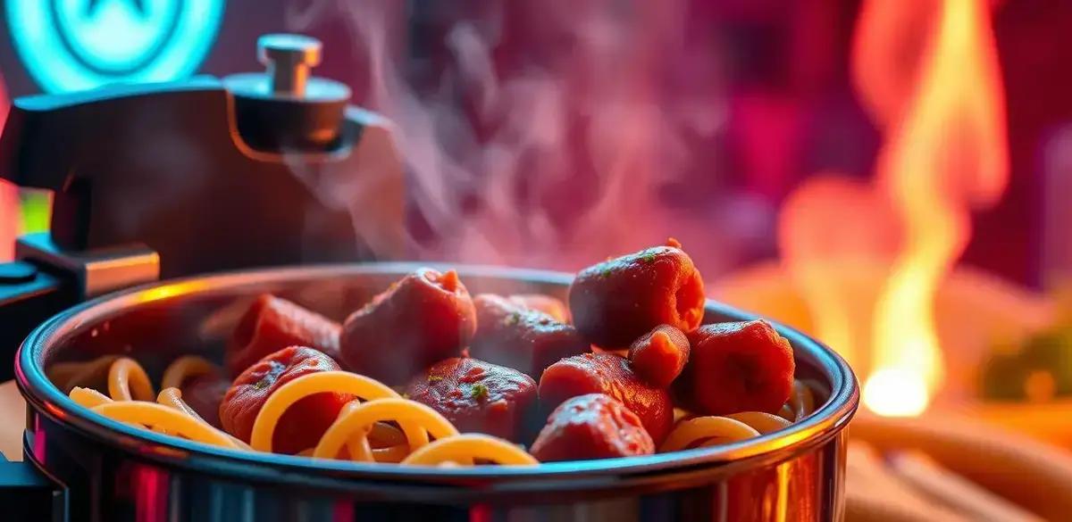 Método de Preparo: Macarrão na Panela de Pressão