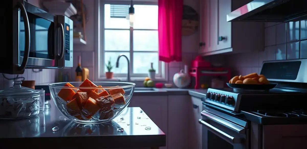 Método eficiente de descongelar comida