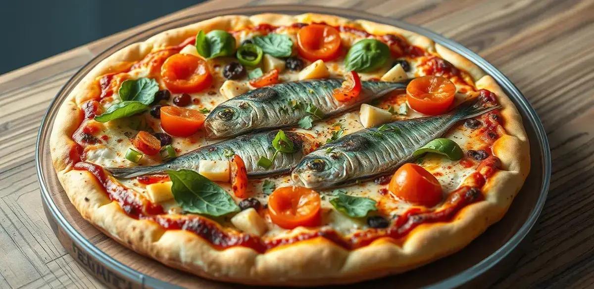 Pizza de sardinha de liquidificador que os meus amigos amaram