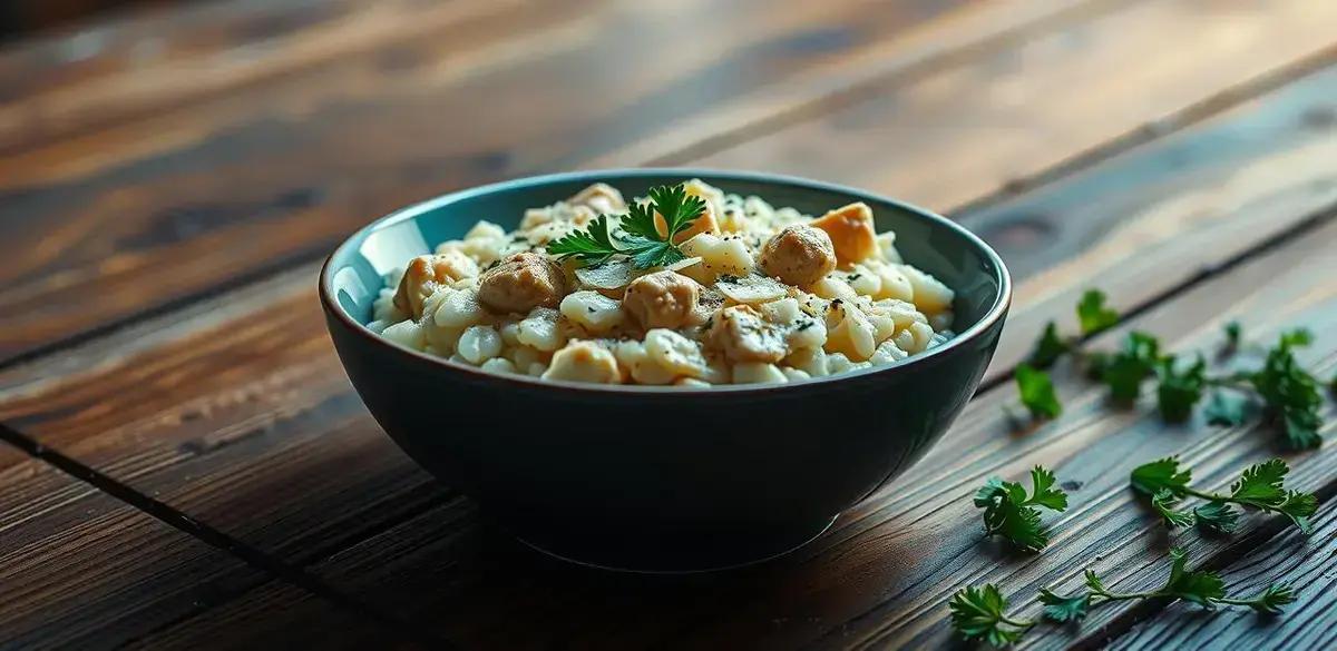 Risoto de frango uma receita muito saborosa para sua família