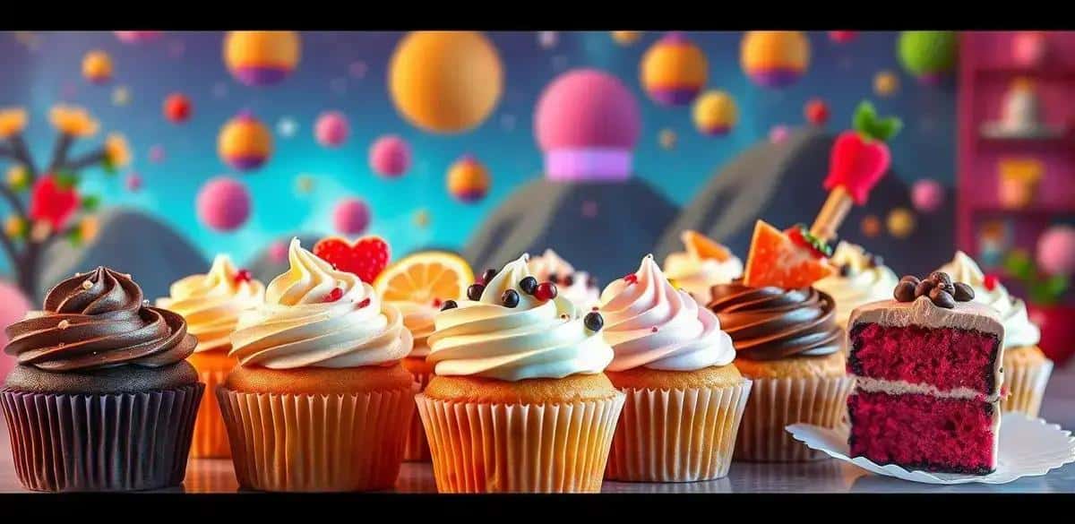 Variações de Sabor do Cupcake Simples