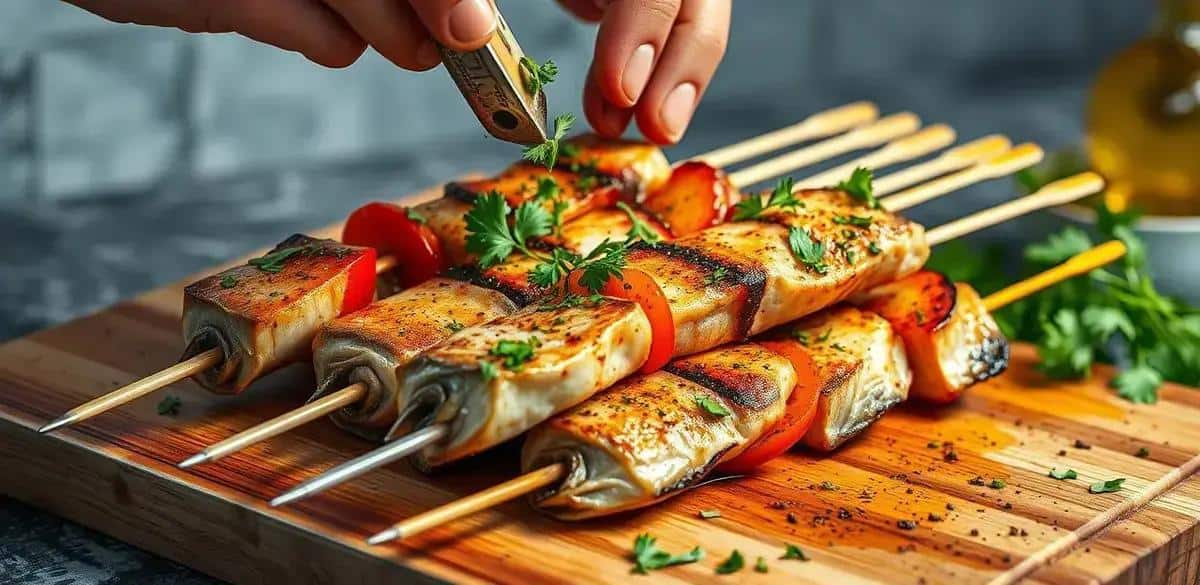 Dicas para Temperar o Espetinho de Peixe