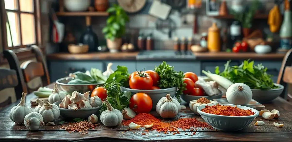 Ingredientes da Galinha à Cabidela