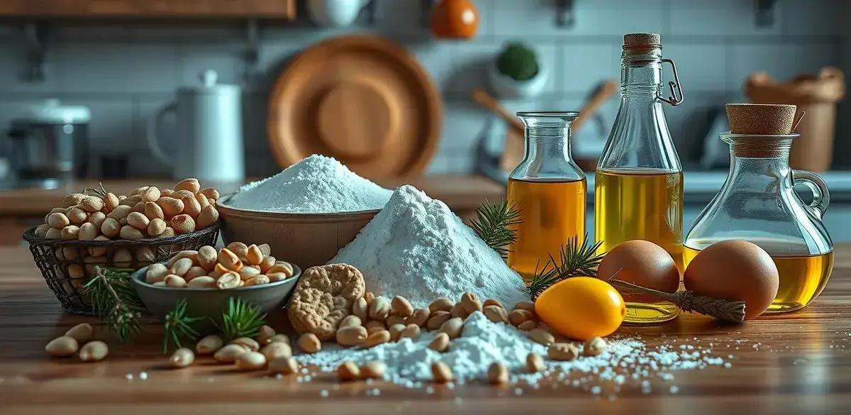 Ingredientes da Receita de Bolo de Pinhão