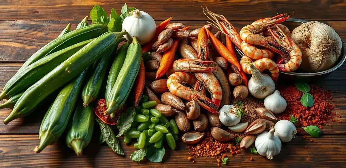 Ingredientes do Caruru