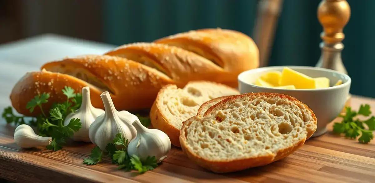 Ingredientes do Pão de Alho