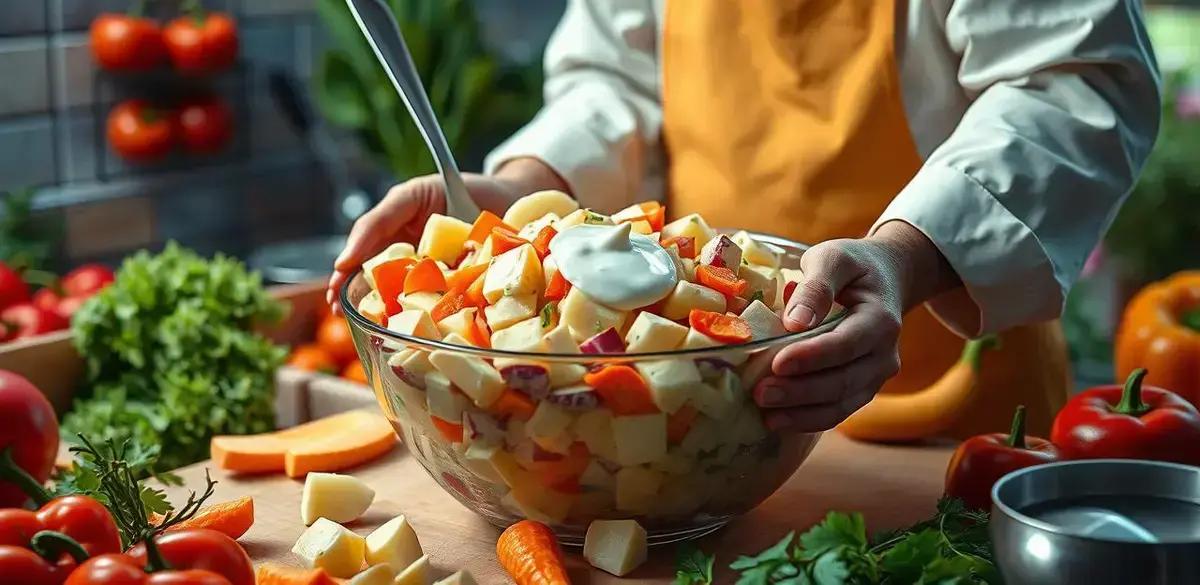 Método de Preparação da Salada de Batata