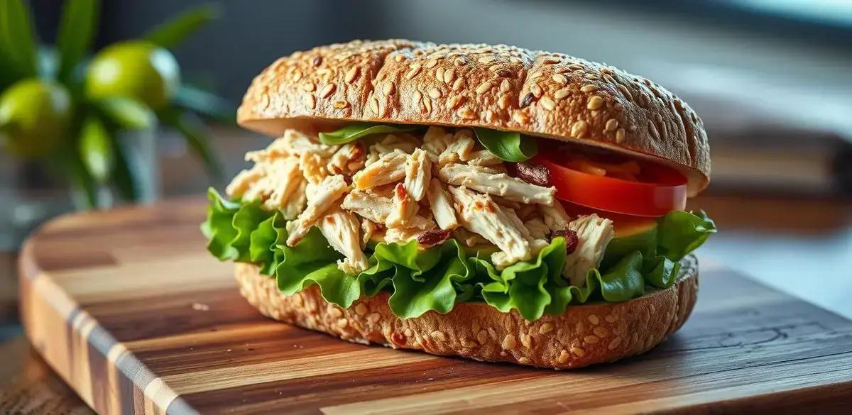 Receita Alternativa: Sanduíche Integral Com Abacate e Frango