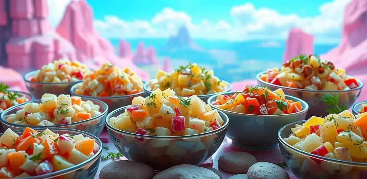 Variações populares de Salada de Batata