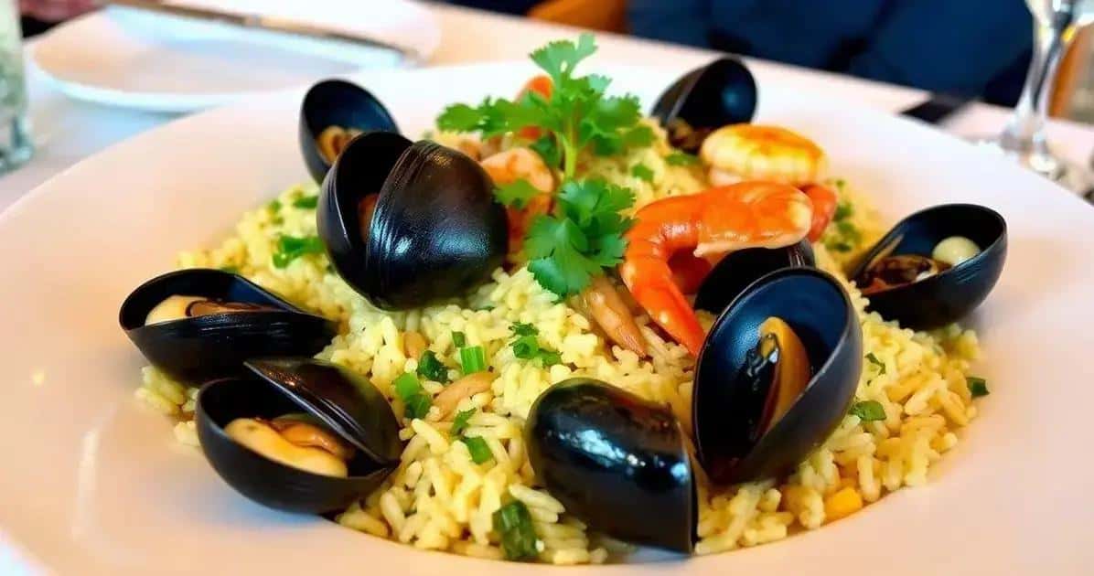 Arroz com Mariscos: Aprenda a preparar esta delícia de frutos do mar