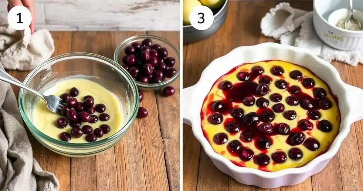 Como Preparar o Clafoutis de Cereja