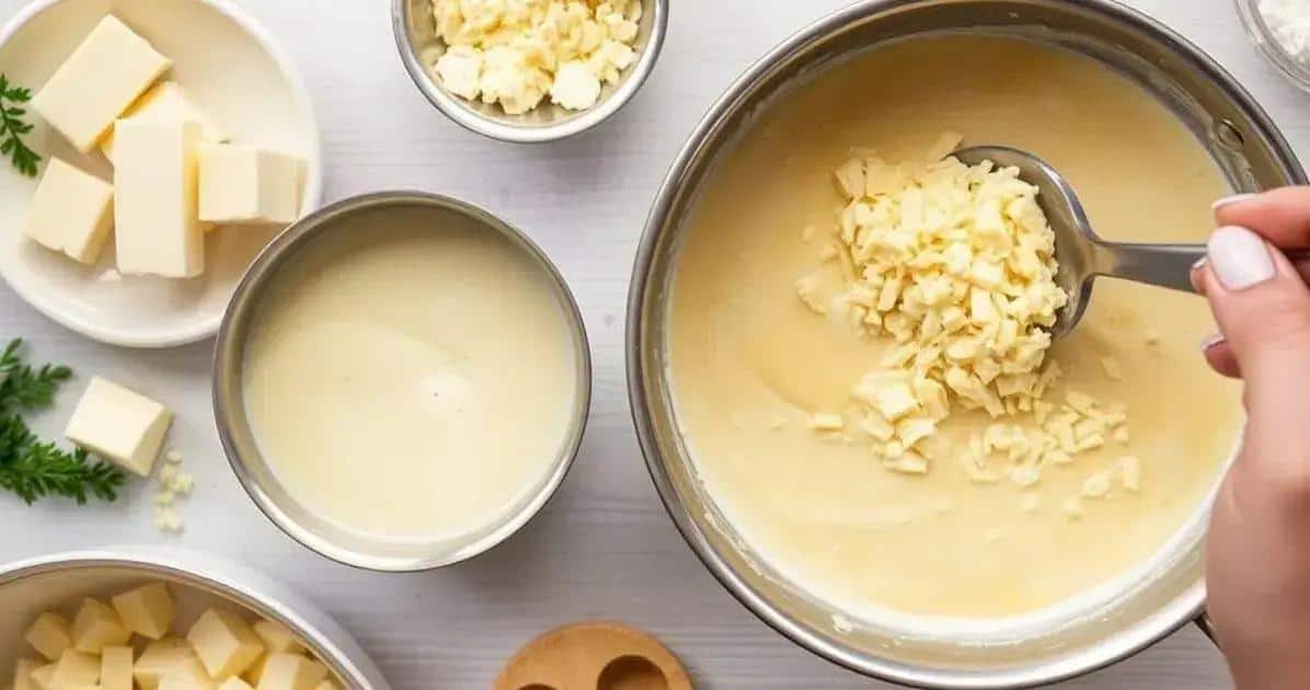 Como Preparar o Molho Cremoso para Arroz à Piamontese