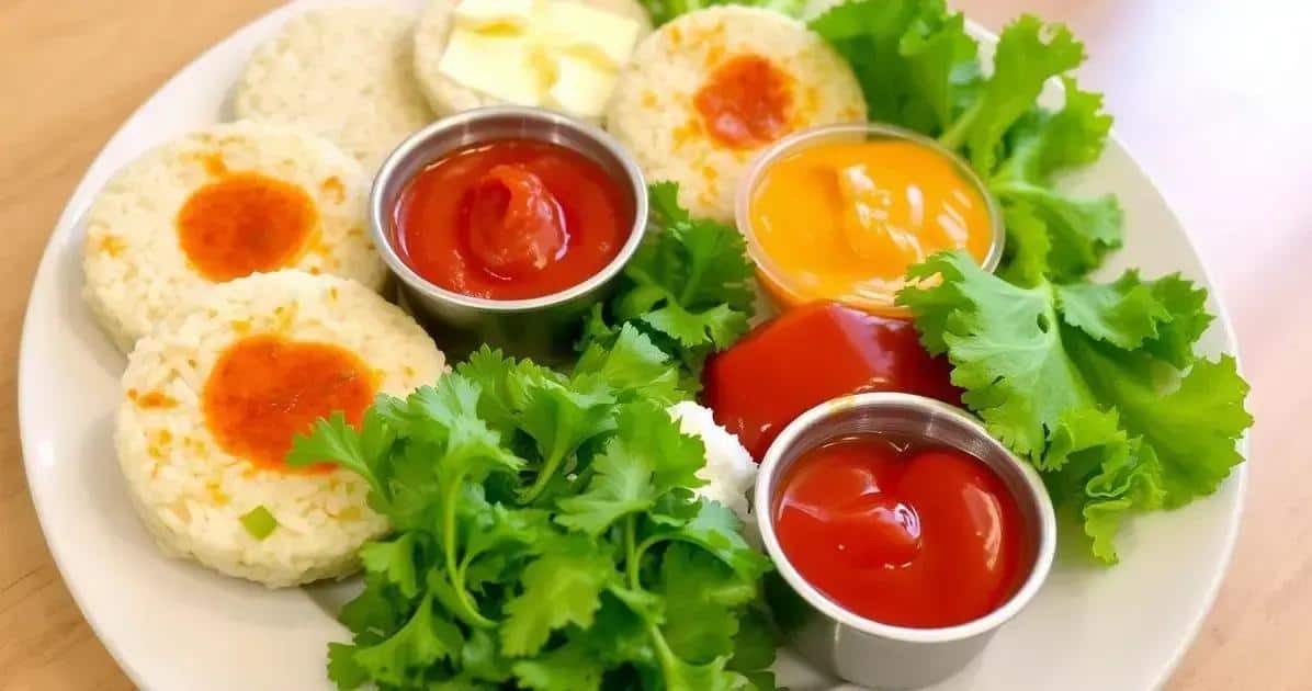 Complementos para o Bolinho de Arroz