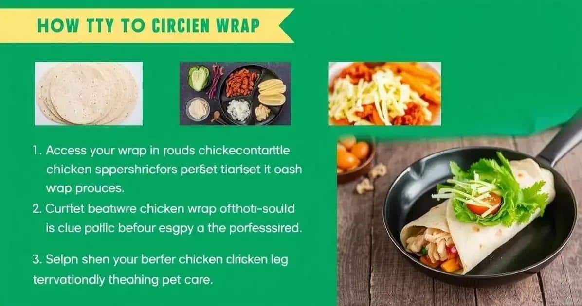 Dicas para Montar o Wrap de Frango Perfeito