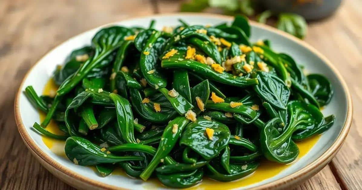 Espinafre Refogado Simples: Uma Receita Prática e Deliciosa Para o Dia a Dia