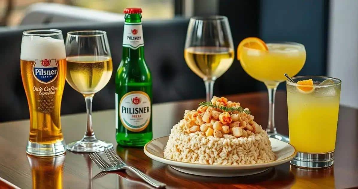 Harmonização de Bebidas com Bolinho de Arroz