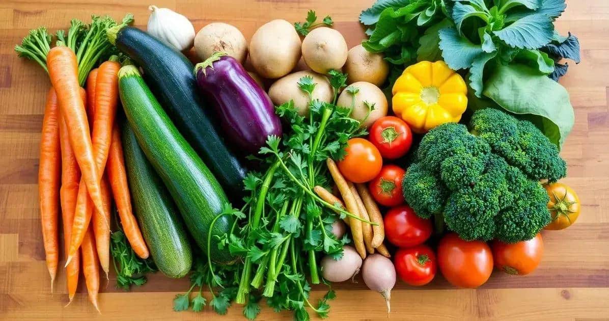 Ingredientes da Sopa de legumes express