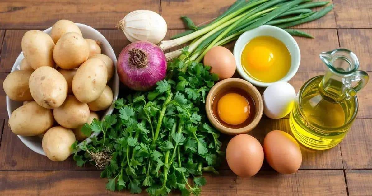 Ingredientes da Tortilla Española
