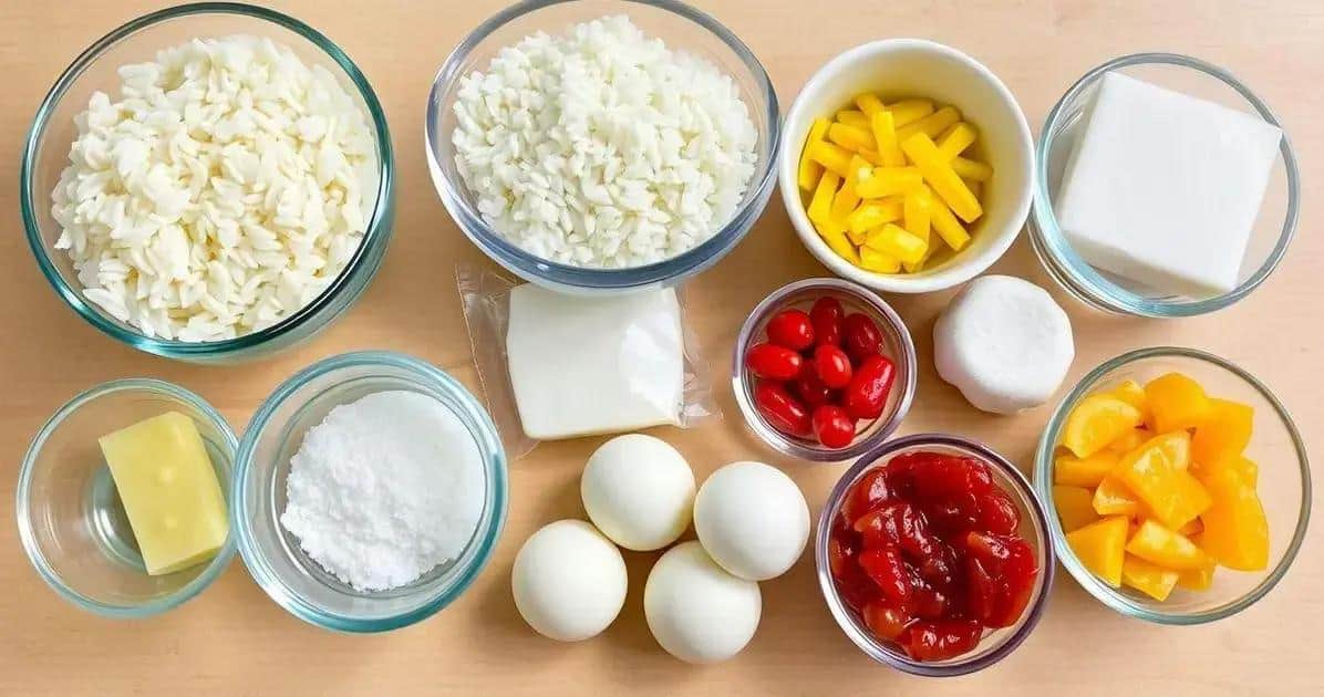 Ingredientes do Mochi