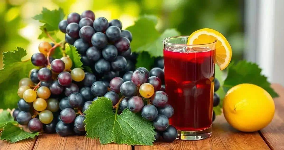 Ingredientes do Suco de Uva Integral Caseiro
