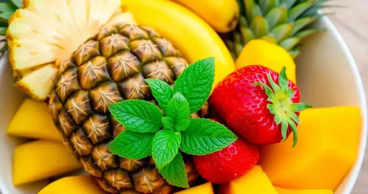 Ingredientes para Salada Tropical Simples
