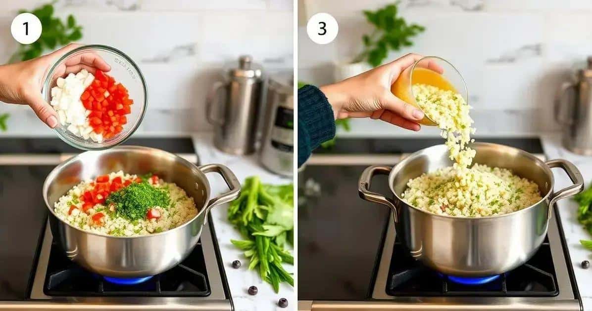 Método de Preparação do Arroz com Mariscos