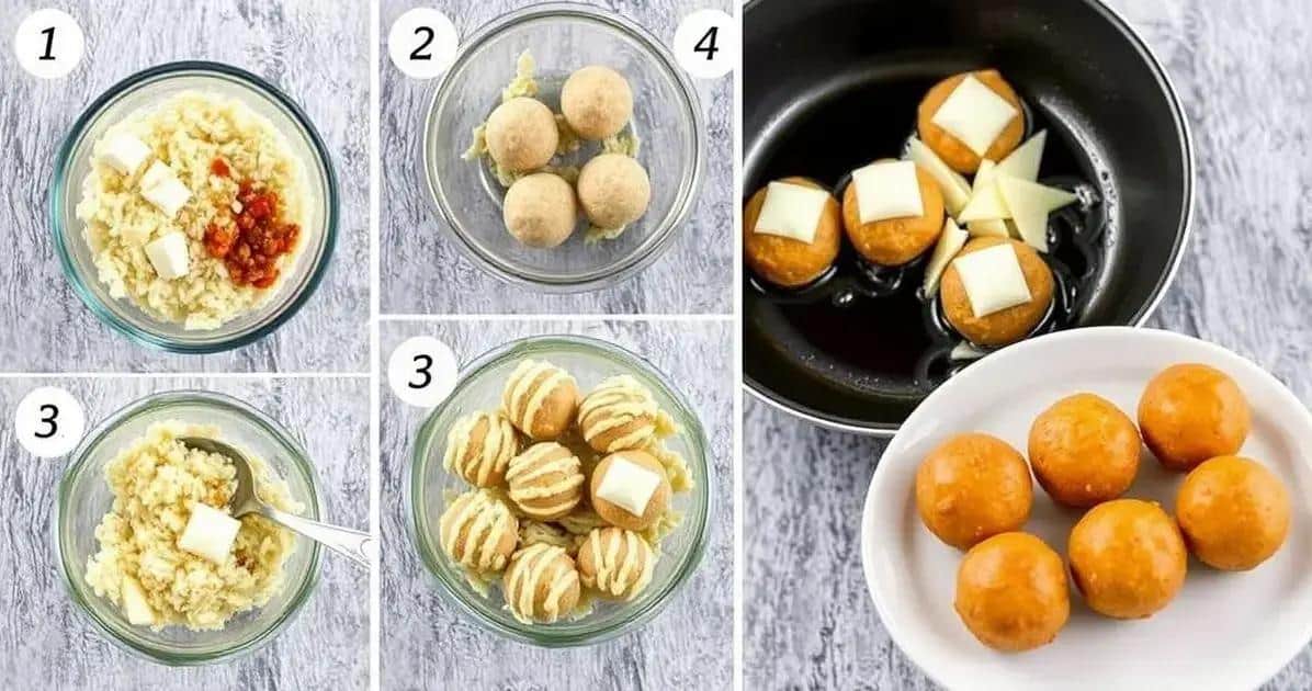 Método de Preparação dos Bolinhos de Arroz