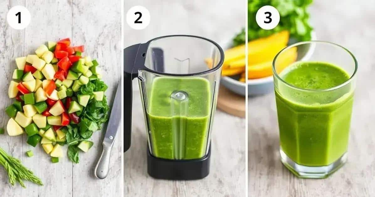 Método de Preparo do Suco Verde Energetico