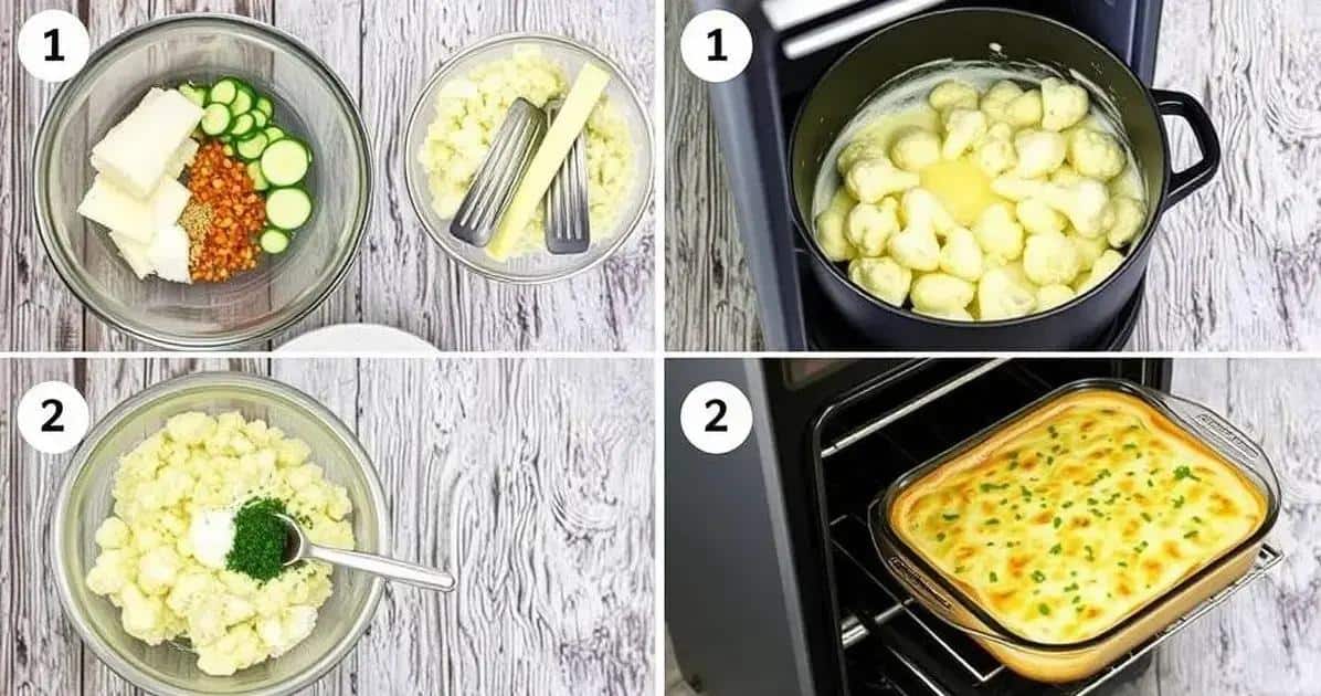 Modo de Preparo da Couve-flor Gratinada Prática